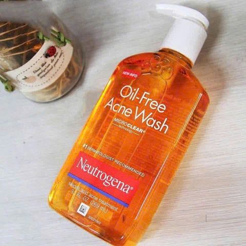 Sữa Rửa Mặt Neutrogena Oil-Free Acne Wash 269ml - Kiềm Dầu, Ngừa Mụn Hiệu Quả, Sản Phẩm Chăm Sóc Da Tốt Vượt Trội