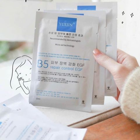 Set 10 Mặt Nạ B5 Repair Control EGF 25ml - Phục Hồi & Cấp Ẩm Da, Dưỡng Da Chuyên Sâu, Đặc Biệt Cho Da Khô