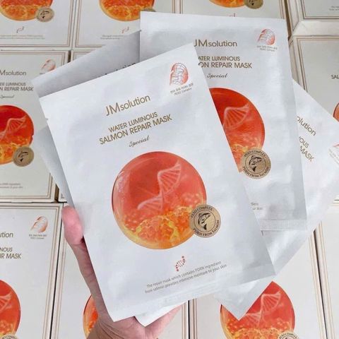 Mặt Nạ Trứng Cá Hồi JMsolution (5 Miếng) - Phục Hồi Da, Làm Sáng Mịn Da, Dưỡng Ẩm Hiệu Quả