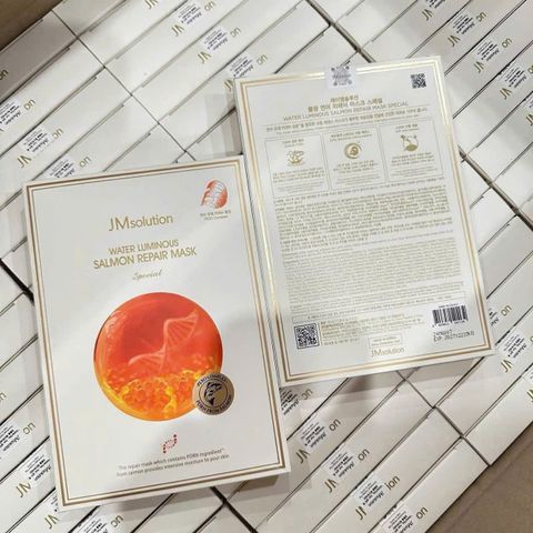 Mặt Nạ Trứng Cá Hồi JMsolution (5 Miếng) - Phục Hồi Da, Làm Sáng Mịn Da, Dưỡng Ẩm Hiệu Quả