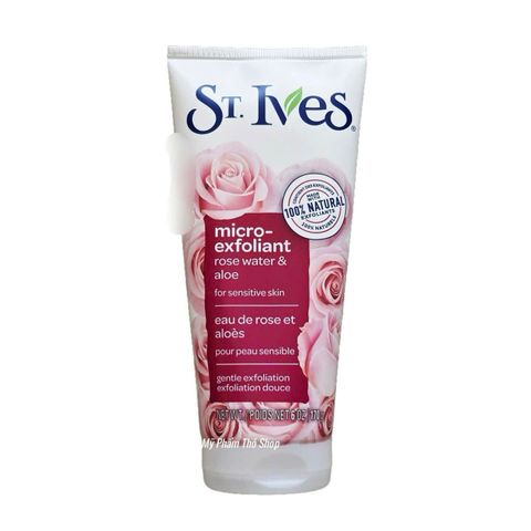 Sữa Rửa Mặt St.Ives Rose & Aloe Scrub 170g - Tẩy Da Chết, Làm Mềm Da, Chăm Sóc Da Hàng Ngày