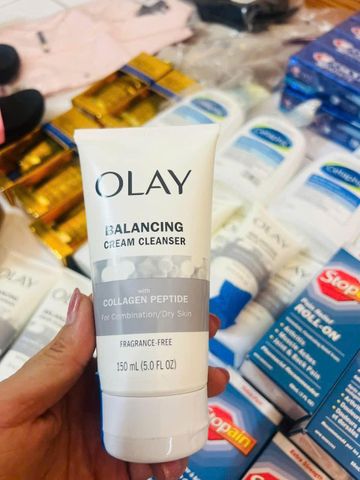Sữa Rửa Mặt Olay Collagen Peptide 24 - Dưỡng Ẩm, Dịu Da, Giúp Làm Sạch Sâu 150ml - Sản Phẩm Chăm Sóc Da Hiệu Quả