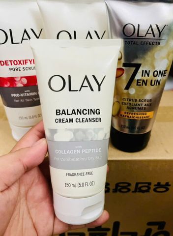 Sữa Rửa Mặt Olay Collagen Peptide 24 - Dưỡng Ẩm, Dịu Da, Giúp Làm Sạch Sâu 150ml - Sản Phẩm Chăm Sóc Da Hiệu Quả