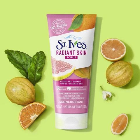 Sữa Rửa Mặt St.Ives Acne Control 170g - Dưỡng Da, Giảm Mụn, Chiết Xuất Chanh, Đào Tự Nhiên, Làm Sạch Sâu