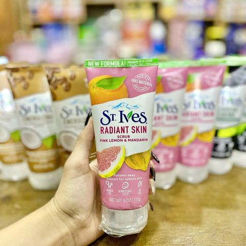 Sữa Rửa Mặt St.Ives Acne Control 170g - Dưỡng Da, Giảm Mụn, Chiết Xuất Chanh, Đào Tự Nhiên, Làm Sạch Sâu