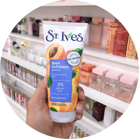Sữa rửa mặt St.Ives Peach Scrub 170g – Ngừa Mụn, Tẩy Tế Bào Chết, Làn Da Sáng Mịn, Chăm Sóc Da Mặt Chất Lượng 