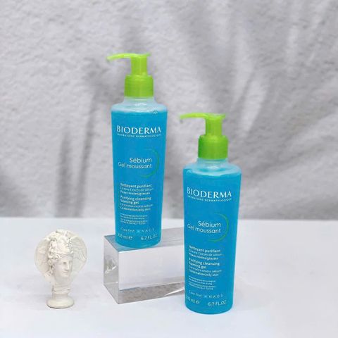 Sữa Rửa Mặt Bioderma Sebium Gel 200ml - Kiềm Dầu, Sạch Sâu, Dành Cho Da Dầu Hỗn Hợp, Làm Sạch Nhẹ Nhàng