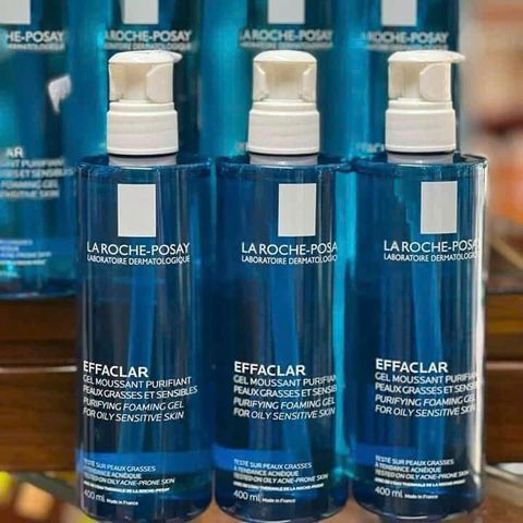 Sữa Rửa Mặt La Roche-Posay Effaclar Gel 400ml - Kiểm Soát Dầu, Sạch Sâu - Dành Cho Da Nhờn, Mịn Màng, Chăm Sóc Da Chuyên Sâu