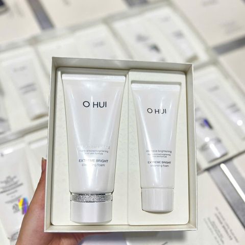 Sữa Rửa Mặt Ohui Extreme Bright 160ml + 100ml - Làm Sáng Da, Dịu Mượt, Dưỡng Ẩm Chuyên Sâu