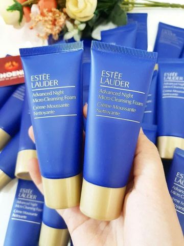 Sữa Rửa Mặt Estee Lauder Advanced Night Micro Cleansing Foam 30ml - Làm Sạch Sâu và Phục Hồi Da, Chăm Sóc Ban Đêm