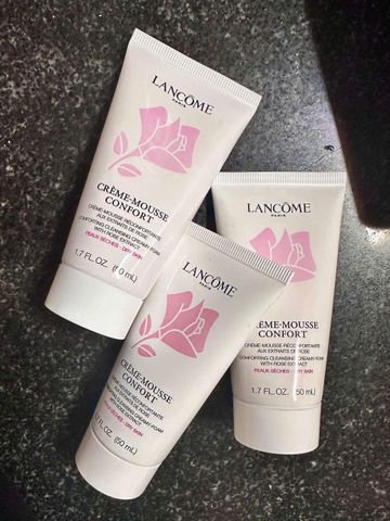 Sữa Rửa Mặt Lancome Creme Mousse Confort Creamy Foaming 50ml – mềm mịn, cấp ẩm