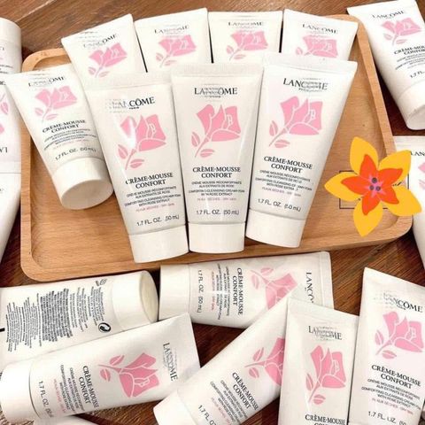 Sữa Rửa Mặt Lancome Creme Mousse Confort Creamy Foaming 50ml – mềm mịn, cấp ẩm