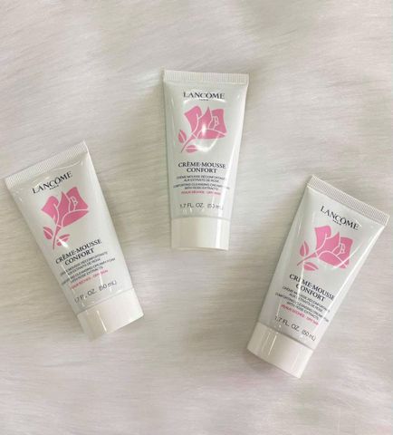 Sữa Rửa Mặt Lancome Creme Mousse Confort Creamy Foaming 50ml – mềm mịn, cấp ẩm