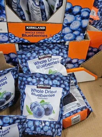 Việt Quất Sấy Khô Kirkland 567g - Giàu Chất Xơ, Tốt Cho Sức Khỏe, Hải Sản Tự Nhiên, Snack Lành Mạnh