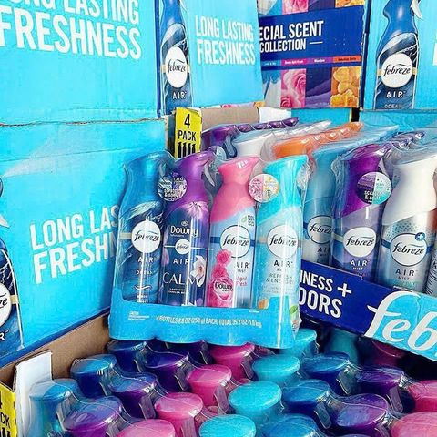 Xịt Phòng Febreze 250g (Lốc 4 Chai) - Khử Mùi Nhanh, Làm Thơm Phòng Hiệu Quả, Chăm Sóc Nhà Cửa Tối Ưu