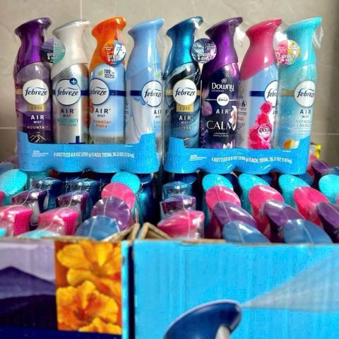 Xịt Phòng Febreze 250g (Lốc 4 Chai) - Khử Mùi Nhanh, Làm Thơm Phòng Hiệu Quả, Chăm Sóc Nhà Cửa Tối Ưu