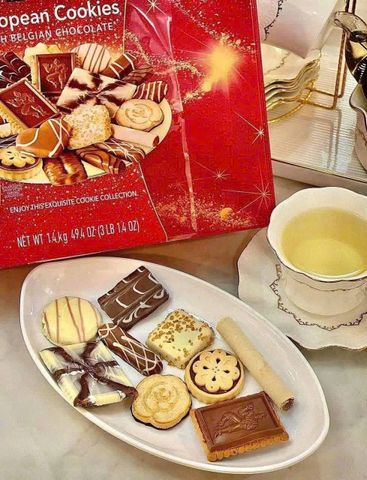 Bánh quy socola Kirkland European Cookies 1.4kg – Bánh quy giòn thơm, đậm vị cho tín đồ thưởng thức bánh kẹo