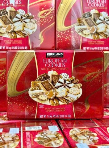 Bánh quy socola Kirkland European Cookies 1.4kg – Bánh quy giòn thơm, đậm vị cho tín đồ thưởng thức bánh kẹo