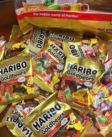 Kẹo Dẻo Haribo Goldbears Mỹ 125g - Kẹo Trái Cây Dai Mềm Hương Vị Ngọt Ngào – Snack Phù Hợp Cho Mọi Lứa Tuổi