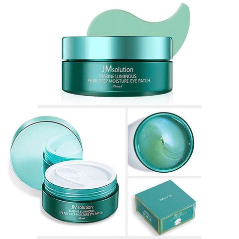 Mặt nạ mắt JM Solution Marine Pearl 60pcs - Giảm thâm, cấp ẩm cho da, sản phẩm làm đẹp cao cấp từ Hàn Quốc