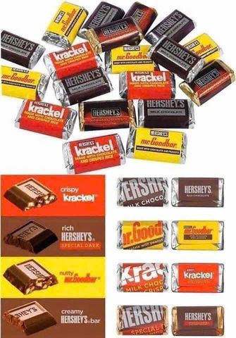 Túi Socola Hershey’s Miniatures 500g - Hỗn Hợp Socola Ngọt Ngào Dễ Chia - Snack Tuyệt Hảo Cho Mọi Dịp