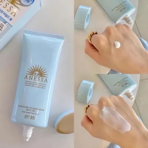 Gel Chống Nắng Anessa Moisture UV Mild Gel SPF35 PA+++ 90g - Bảo Vệ Da Nhẹ Nhàng, Dưỡng Ẩm Hoàn Hảo