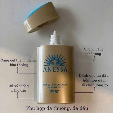 Sữa Chống Nắng Anessa Perfect UV 20ml – chống nắng mạnh, bền nước