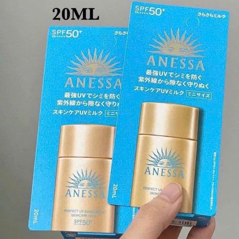 Sữa Chống Nắng Anessa Perfect UV 20ml – chống nắng mạnh, bền nước