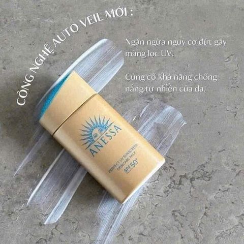Sữa Chống Nắng Anessa Perfect UV 20ml – chống nắng mạnh, bền nước