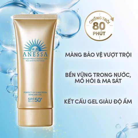 Kem Chống Nắng Anessa Perfect UV Skincare Gel - Bảo Vệ Da, Chống Nắng Hiệu Quả, Dưỡng Ẩm, Dành Cho Mọi Loại Da