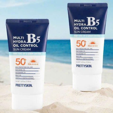Kem Chống Nắng Pretty Skin Hydra B5 Exosome 50ml – Kiềm Dầu, Phục Hồi Ẩm Cho Làn Da Khỏe Mạnh, Bảo Vệ Toàn Diện