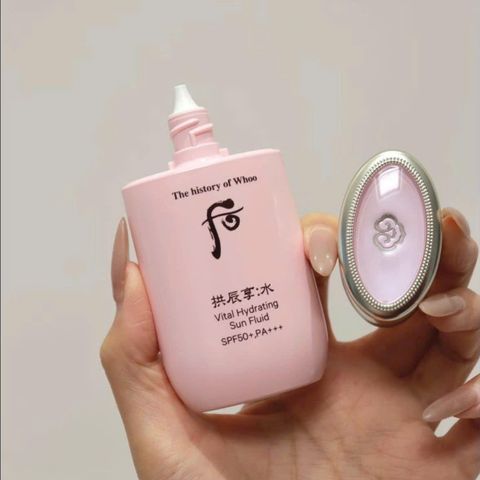 Kem Chống Nắng Whoo Soo Vital Hydrating 60ml - Dưỡng Ẩm Đông Y Chống Nắng Cho Da Khỏe Mạnh