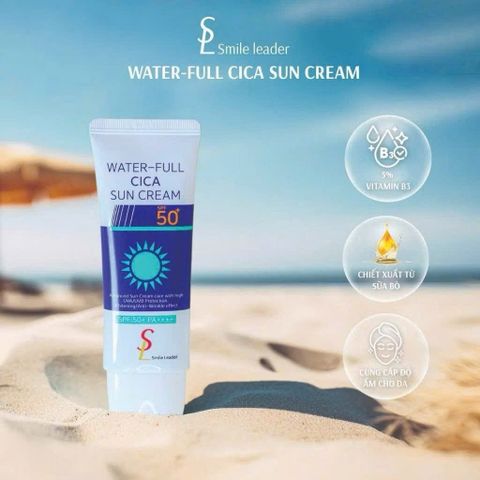 Kem Chống Nắng Smile Leader Xanh 60ml - Kiềm Dầu và Phù Hợp Da Mụn, Bảo Vệ Da Hiệu Quả, SPF 50+++