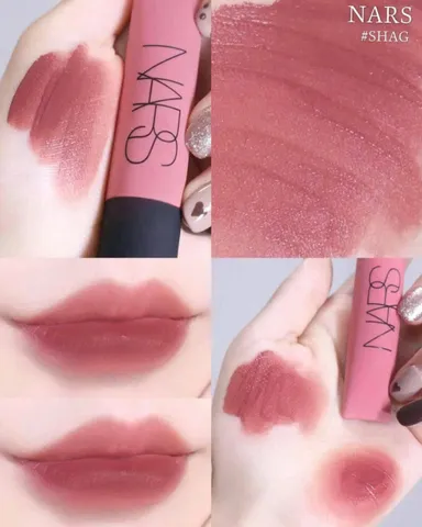 Son Kem NARS Air Matte Lip Color #Shag – hồng nude, nhẹ môi