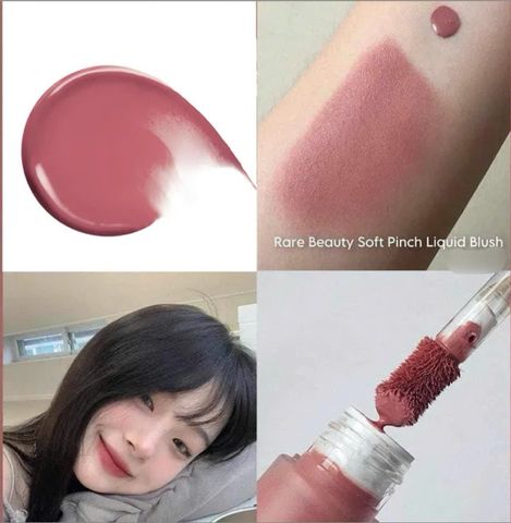 Má Hồng Rare Beauty Soft Pinch Dewy Liquid Blush 3.2ml Wonder - Trang Điểm Làn Da Rạng Rỡ Tự Nhiên