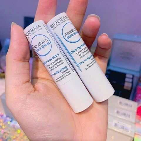 Son Dưỡng Bioderma Atoderm Ultra Hydrating Lip Stick (2 Cây) - Cấp Ẩm, Mềm Môi, Chăm Sóc Đặc Biệt cho Môi Khô