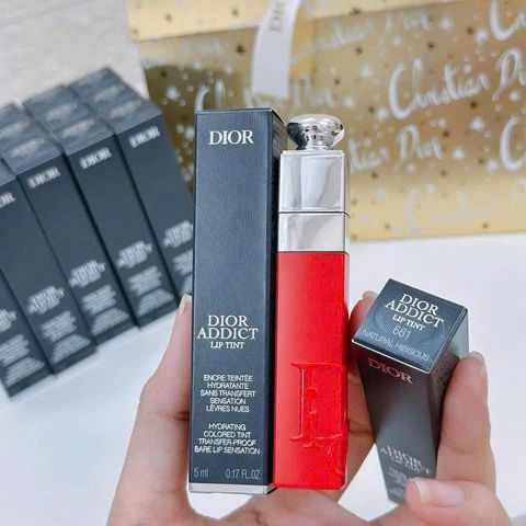 Son Dior Addict Lip Tint 661 Natural Hibiscus ( tách set ko vỏ giấy) - Hồng San Hô Mềm Mịn, Giữ Màu Lâu - Sản Phẩm Phấn Son Cao Cấp