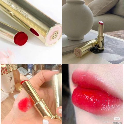 Son Dưỡng Chống Nắng Whoo Gongjinhyang Mi Glow Lip Balm SPF10 - Bóng Nhẹ, Chống Nắng, Dưỡng Ẩm Làn Da Môi