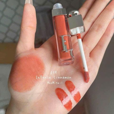 Son Dior 039 - Dưỡng Môi Lip Maximizer Rosewood Hồng Cam - Bám Lâu, Nhẹ Môi, Chăm Sóc, Thiết Kế Sang Trọng