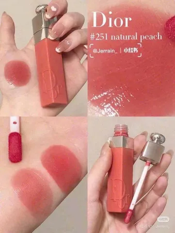 Son Dior 251 Addict Lip Tattoo Natural Peach ( tách set ko vỏ giấy) - Dưỡng ẩm, Màu sắc Tự nhiên, Son Thỏi Cao Cấp, Lâu Trôi, Trang Điểm Hàng Ngày