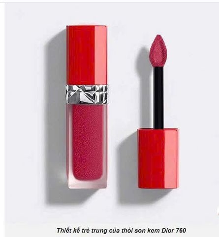 Son Kem Dior 760 Rouge Ultra Care - Son Mịn Lì, Lên Màu Chuẩn, Độ Bám Màu Cao, Hàng Chính Hãng Dior