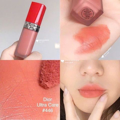 Son Kem Dior Ultra Care Liquid #446 Whisper - Chất Mịn Lì, Bám Tốt, Son Dưỡng Môi Cao Cấp Từ Dior