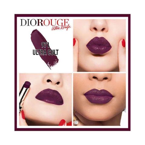 Son Dior 971 Ultra Rouge Lipstick - Đậm Nét, Giữ Màu Lâu, Làm Đẹp Đặc Biệt cho Mọi Dịp - Quà Tặng Thời Thượng
