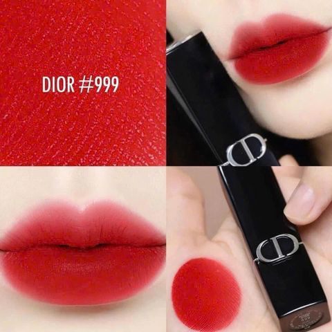 Son Dior 999 Rouge Velvet Full Size – đỏ biểu tượng, siêu sang
