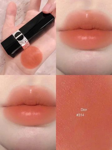 Son Dior 314 Grand Bal 3.5g - Son Môi Sang Trọng, Mượt Mà, Lên Màu Rực Rỡ, Quà Tặng Thời Trang Chính Hãng