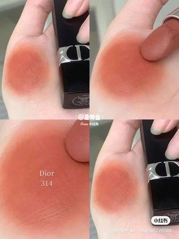 Son Dior 314 Grand Bal 3.5g - Son Môi Sang Trọng, Mượt Mà, Lên Màu Rực Rỡ, Quà Tặng Thời Trang Chính Hãng