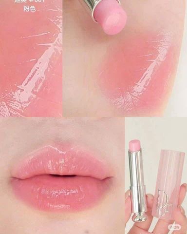 Set Son Dior Addict Natural Glow Lip Essentials (3 cây) – dưỡng mềm, lên màu nhẹ