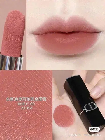 Son Dior 100 Velvet 3.5g - Màu Nude Sang Mịn Lì, Son Trang Điểm Cao Cấp, Quà Tặng Đẹp Cho Phái Đẹp