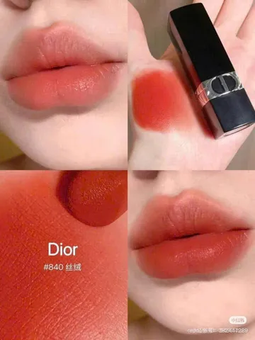 Son Dior 840 Rouge Velvet - Lì Mượt Sang Trọng, Chất Son Đỉnh Cao, Dành Cho Tín Đồ Làm Đẹp