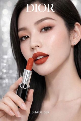 Son Dior 539 Rouge Hồng Đất - Son Môi Tôn Da, Dễ Dùng, Thương Hiệu Cao Cấp, Phong Cách Thời Trang